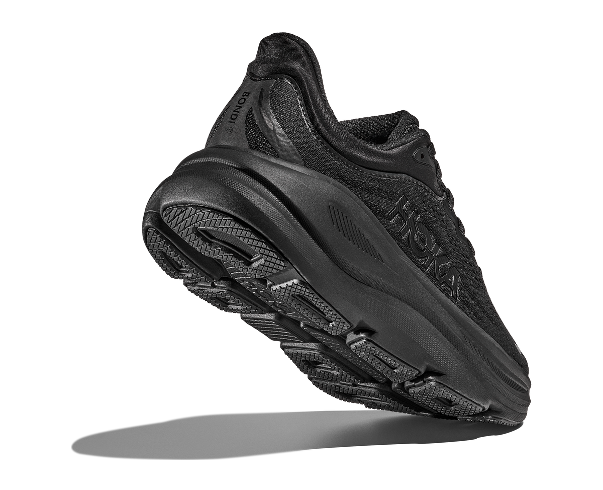 Hoka Bondi 9 Womens Running Shoes Black