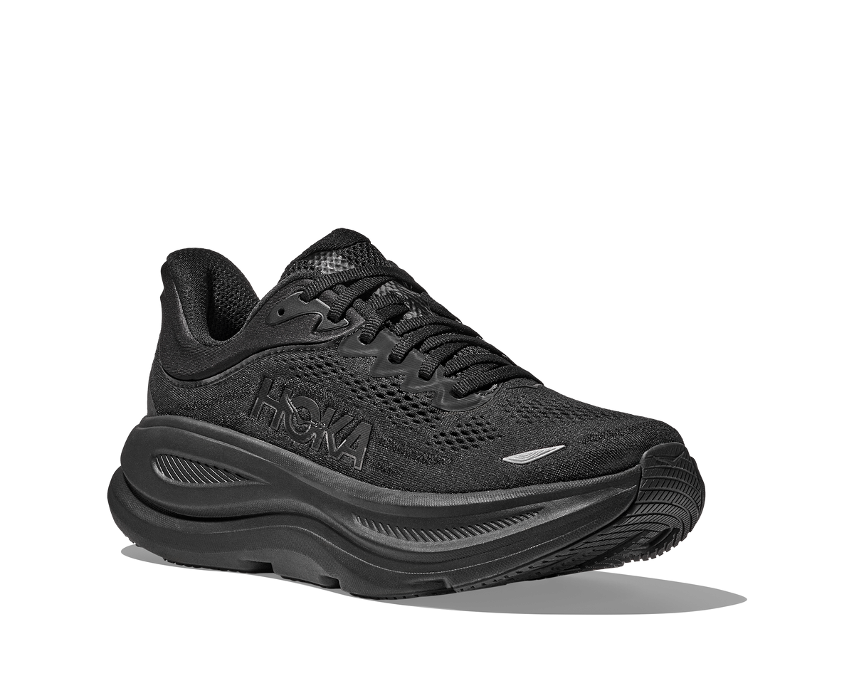 Hoka Bondi 9 Womens Running Shoes Black